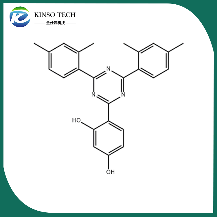 2- (2,4-dihydroxifenyl) -4,6-BIS (2,4-dimetylfenyl) -1,3,5-triazin Cas 1668-53-7