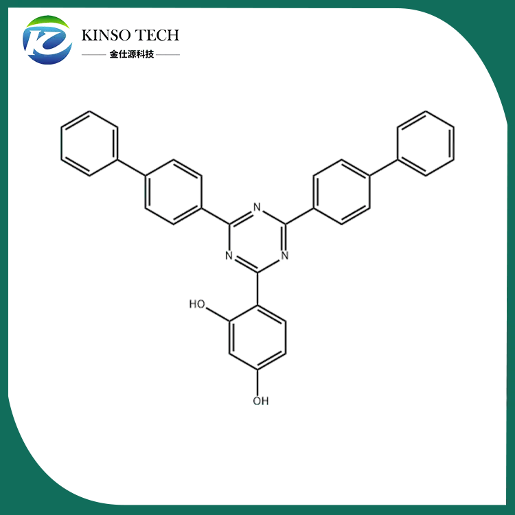 2- (2,4-dihydroxyfenyl) -4,6-bis (4-bifenylyl) -1,3,5-triazin CAS 182918-16-7